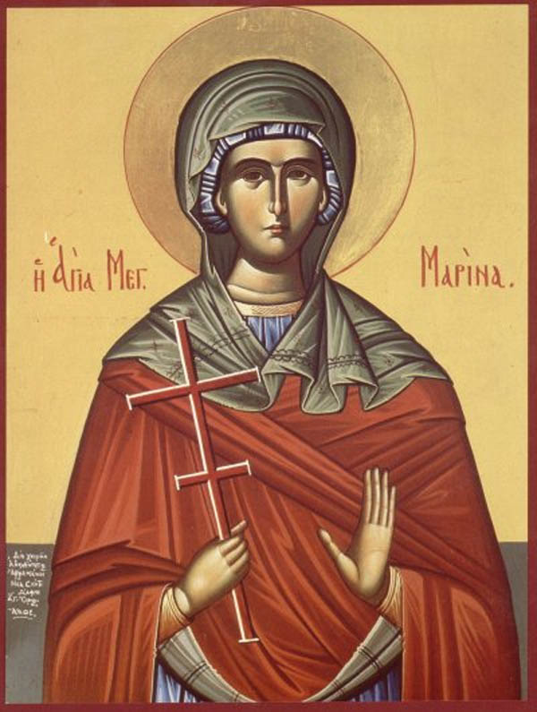 Η Αγία Μαρίνα  