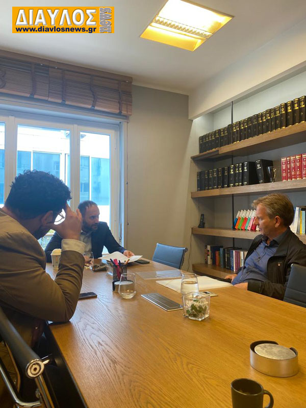 Συνάντηση του Μίλτου Χατζηγιαννάκη με τον Πρόεδρο των εργαζομένων στις ΔΕΥΑ