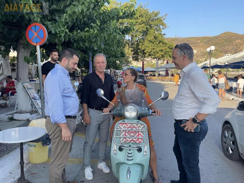 Περιοδεία στο δήμο Μαντουδίου Λίμνης Αγίας Άννας