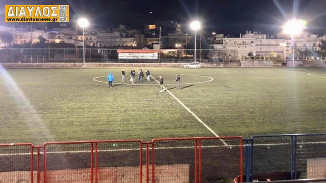 Με νέο φωτισμό το γήπεδο Λουτρών Αιδηψού