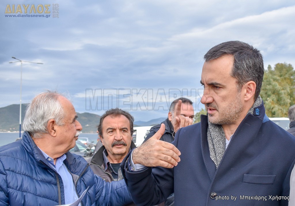Επίσκεψη Αλέξη Χαρίτση στη Βόρεια Εύβοια (Αιδηψός και Ιστιαία)