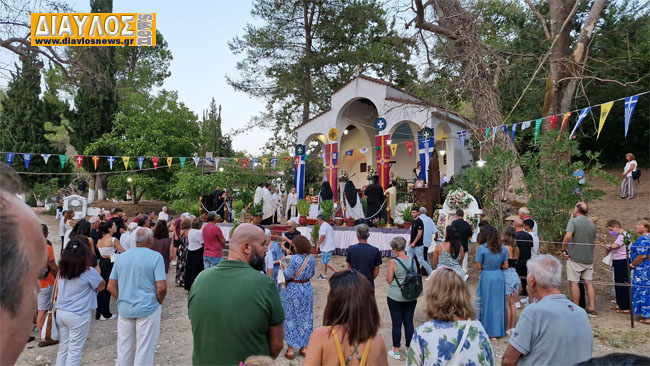 Tελέστηκε και φέτος ο Εσπερινός στον Ιερό Ναό της Παναγίας Ντινιούς
