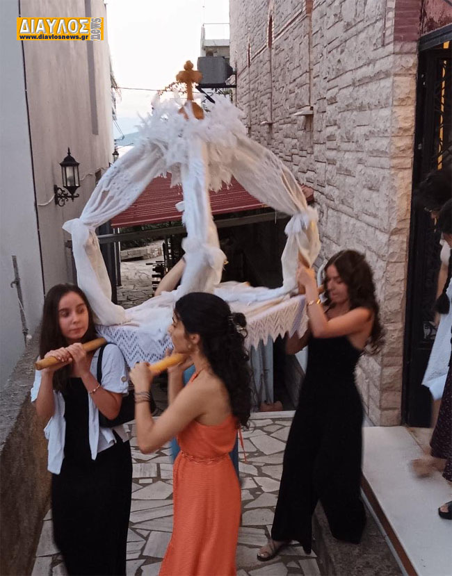 Γιόρτασε η Παναγιά στα Λ. Αιδηψού