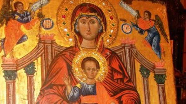Η Θαυματουργή Εικόνα της Παναγίας της Χιλιαδούς στη Λουτρόπολη 