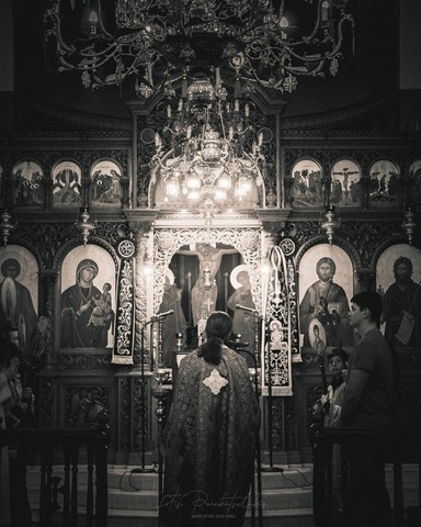 Τελέσθηκαν οι Γ΄ Χαιρετισμοί στον Ι.Ν. Αγίου Παντελεήμονος Λ. Αιδηψού έμπροσθεν του Ιερού Εικονίσματος της Παναγίας της Κουφής