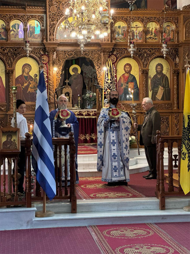 Ο εορτασμός του Ευαγγελισμού της Θεοτόκου στον ΙΝ Αγ. Παντελεήμονα Λ. Αιδηψού