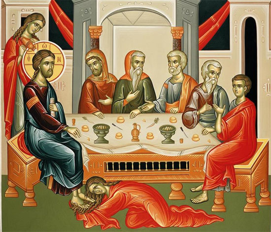 Μεγάλη Τετάρτη - Της αλειψάσης τον Κύριον μύρω